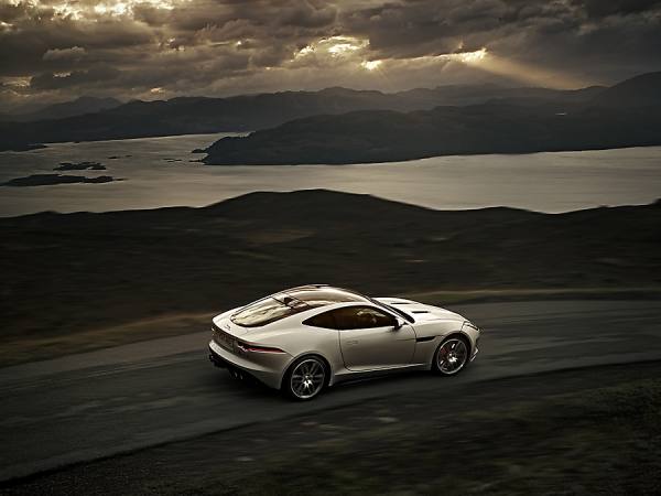 Photograph David Ellis Jaguar F Type Coupe on One Eyeland